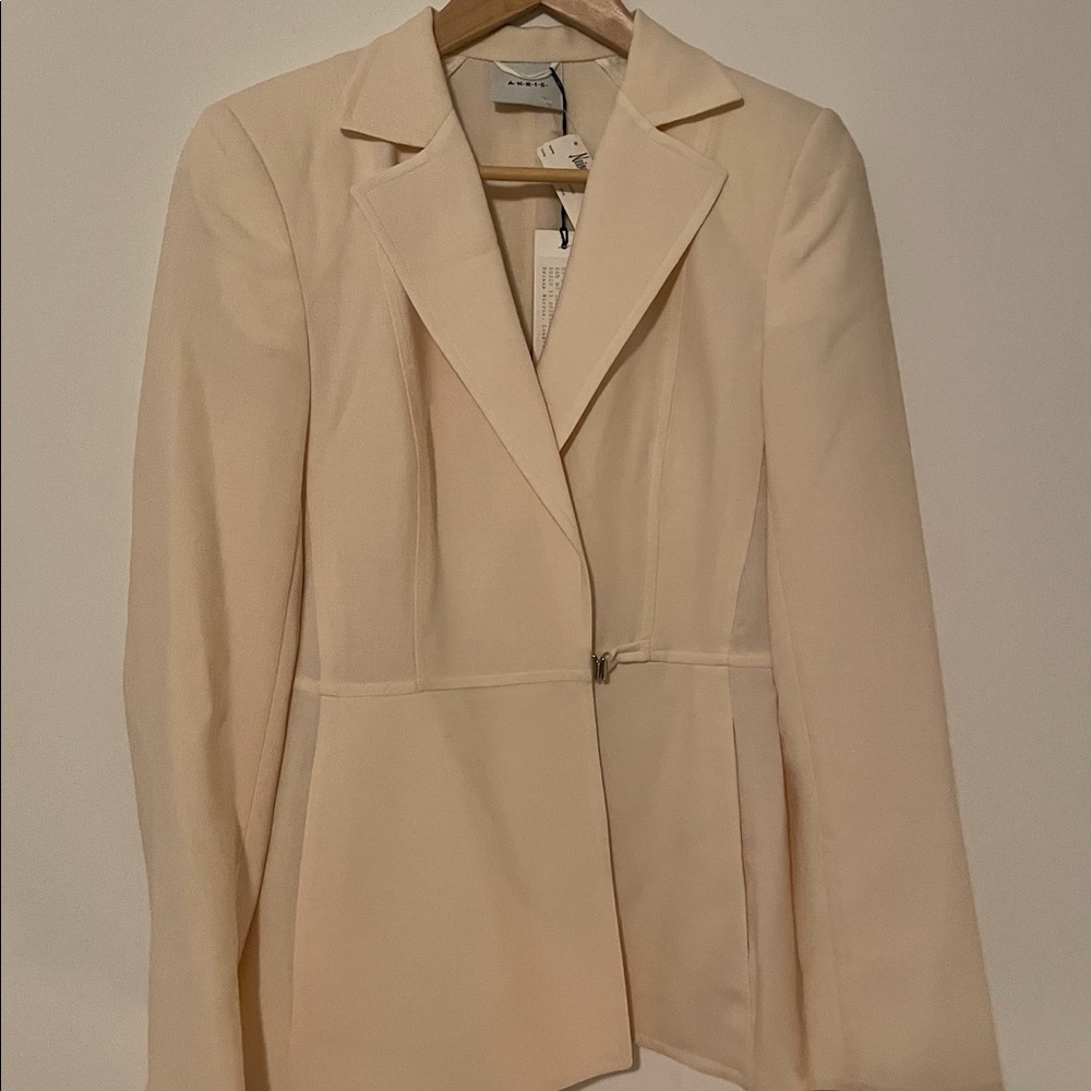 NWT AKRIS Designer Cream Blazer Neiman Marcus - Picture 5 of 5